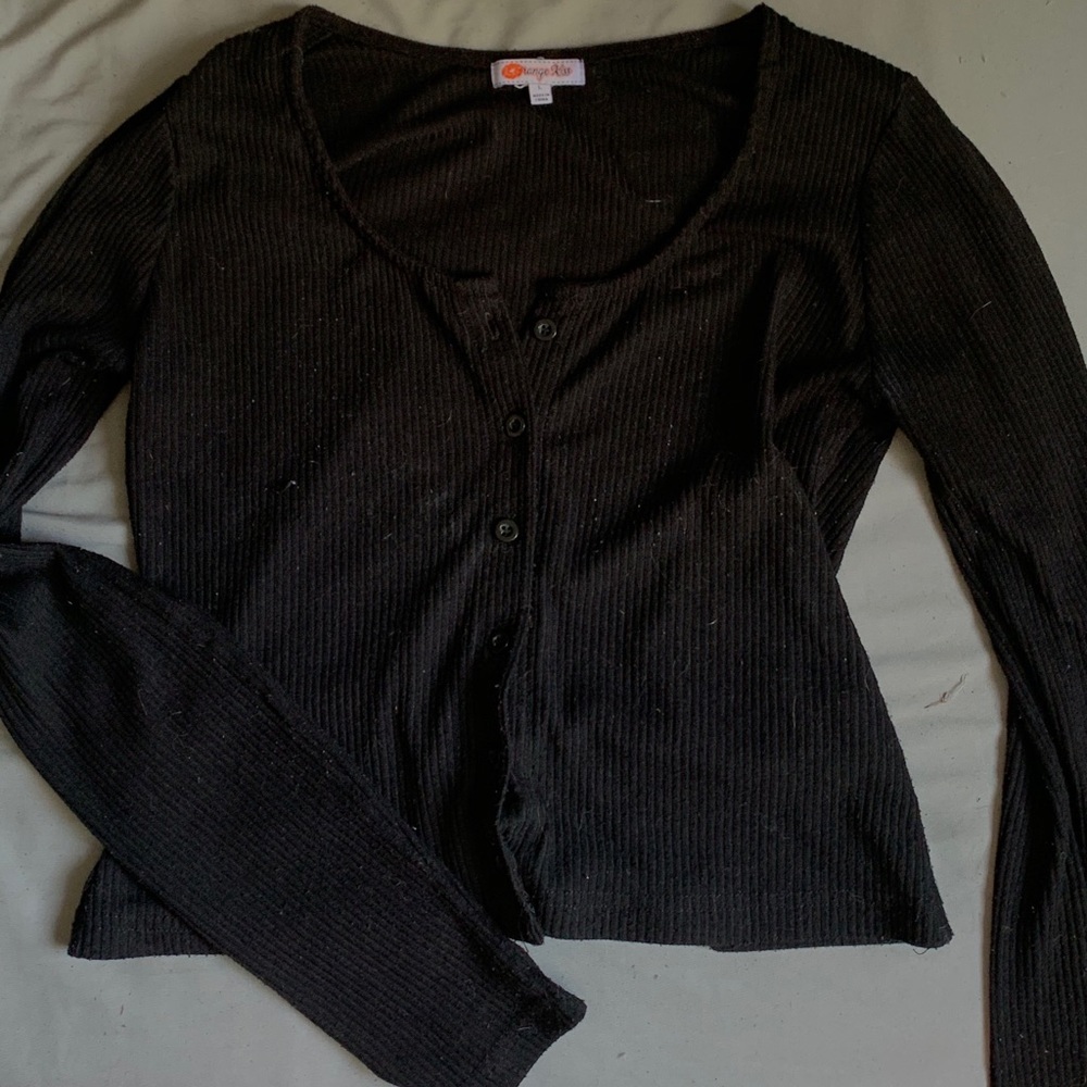 Black button down long sleeve